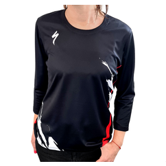 Tricou Ciclism SPECIALIZED Women's All Mountain (3/4 Sleeve)- Trail of Flames