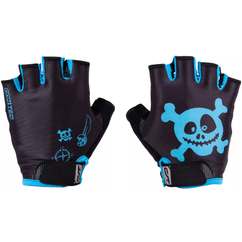 Manusi Ciclism Copii CONTEC Pirate (S/F) - Black/Blue