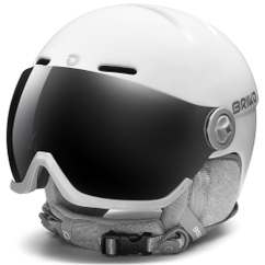 Casca Schi BRIKO Blenda Visor - Matt White