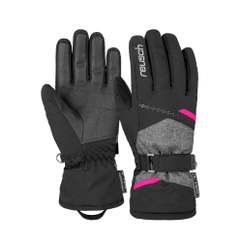 Manusi Schi REUSCH Hannah R-TEX XT - Black Melange/Pink Glo