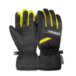 Manusi Schi REUSCH Bennet R-TEX XT Junior - Black Melange/Safety Yellow