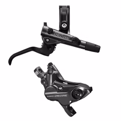 Frana Disc Hidraulica SHIMANO Deore BL-M6100 (R) + BR-M6120 (R) | Placute Resin