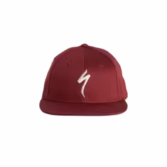 Sapca SPECIALIZED Flat Brim - Garnet Red/Birch White