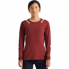 Tricou Ciclism SPECIALIZED Women's Trail Air (L/S) - Garnet Red