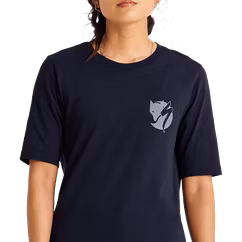 Tricou Ciclism SPECIALIZED/FJALLRAVEN Women's Cotton Pocket (S/S) - Black