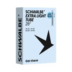 Camera SCHWALBE SCV15L-EL Extra Light 28 (28/34-622/630) IB black 60mm