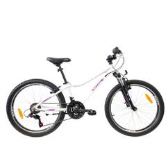 Bicicleta copii mtb CROSS Daisy 24 - White | 8-10 ani