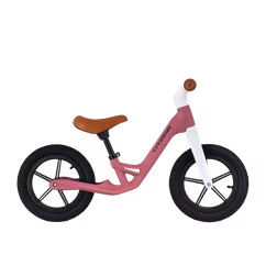 Bicicleta Copii Fara Pedale CROSSER Balance - Pink/White | 2-5 ani