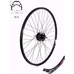 Roata Spate CROSSER X11 36H 28''/29'' 7 viteze in Butuc SHIMANO Nexus SG-C3001-7 | capsata