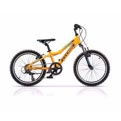 Bicicleta copii mtb CROSS Speedster Girl 20 - Portocaliu | 6-8 ani