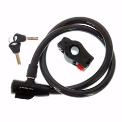 Antifurt Cablu CROSSER CL-823 15mm/90cm - Black