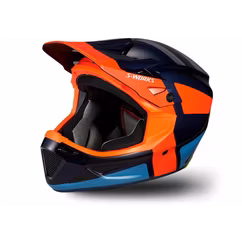 Casca Ciclism Full Face SPECIALIZED S-Works Dissident - Carbon Blue/Rocket Red
