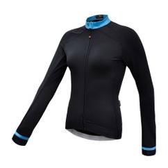 Tricou Termic Ciclism FUNKIER Volterra-LW (L/S) - Black/Blue