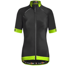 Tricou Termic Ciclism FUNKIER Bernalda Pro Aqua - Black/Yellow neon