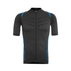 Tricou Ciclism FUNKIER Respirare Elite (S/S) - Gri/Albastru
