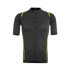 Tricou Ciclism FUNKIER Respirare Elite (S/S) - Gri/Galben