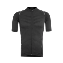 Tricou Ciclism FUNKIER Respirare Elite (S/S) - Negru/Gri