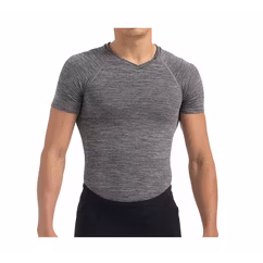 Bluza de Corp Termica SPECIALIZED Men's Seamless Baselayer (S/S) - Heather Grey