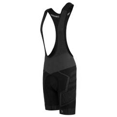 Pantaloni Scurti Ciclism cu Bretele FUNKIER Potenza Elite fara cusaturi - Black/Grey