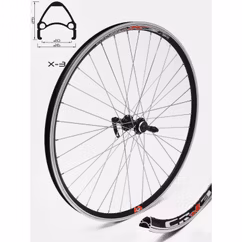 Roata Spate CROSSER X3 36H 28'' Filet, QR - Frane V-brake cu Butuc JY752