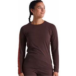 Tricou Ciclism SPECIALIZED Women's Trail (L/S) - Cast Umber