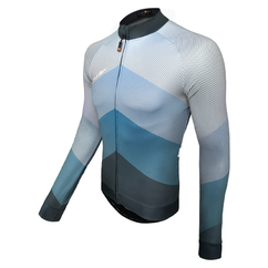 Tricou Ciclism FUNKIER Piacenza-L-2 Pro Men (L/S) - Blue
