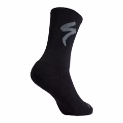Sosete Ciclism SPECIALIZED Merino Midweight Tall Logo - Black