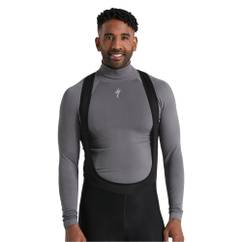 Bluza de Corp Termica SPECIALIZED Men's Seamless Roll Neck Baselayer (L/S) - Grey