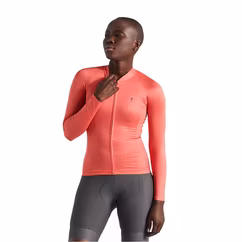 Tricou Ciclism SPECIALIZED Women's SL Air Solid (L/S) - Vivid Coral