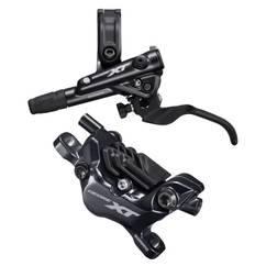 Frana Disc Hidraulica SHIMANO XT BL-M8100 (L) + BR-M8120 (F) | Placute Metalice w/Fin