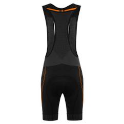 Pantaloni Scurti Ciclism cu Bretele FUNKIER Potenza Elite fara cusaturi - Black/Orange XS/S