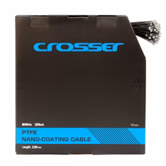Cablu frana Nano CROSSER 7*7*1.5mm 2200mm - Negru (buc)