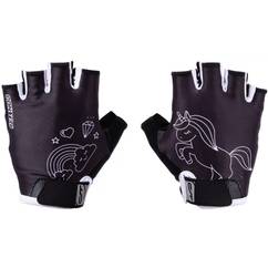 Manusi Ciclism Copii CONTEC Unicorn (S/F) - Black/White