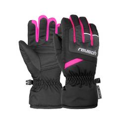 Manusi Schi REUSCH Bennet R-TEX XT Junior - Black Melange/Pink Glo